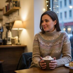 M&S Fair isle wool sweater- size XS